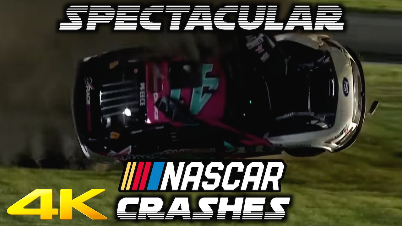 Spectacular NASCAR Crashes‼️ (4K)