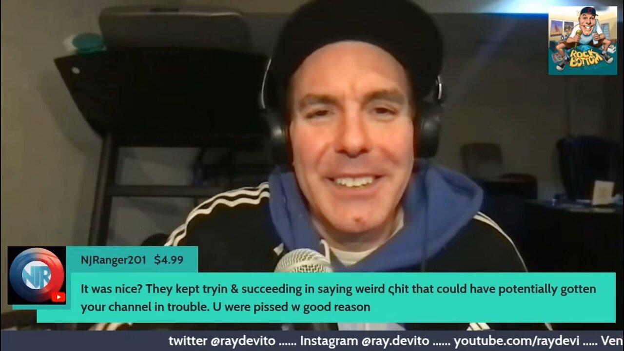 Ray Devito: watching Tom Myers do comedy & fridge reveal - 1/16/25