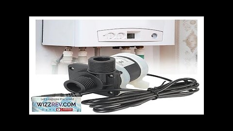 Brushless Solar Motor Water Pump IP68 Silent 4 Points Threaded Water Heater Review