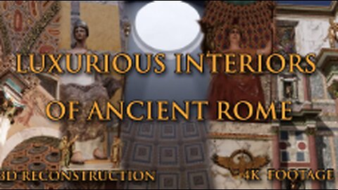 Luxurious Interiors of Ancient Rome - 3D reconstruction - 4K Footage