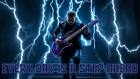 Every Day is a Step Ahead (Energetic Rock Music Lyric Video)