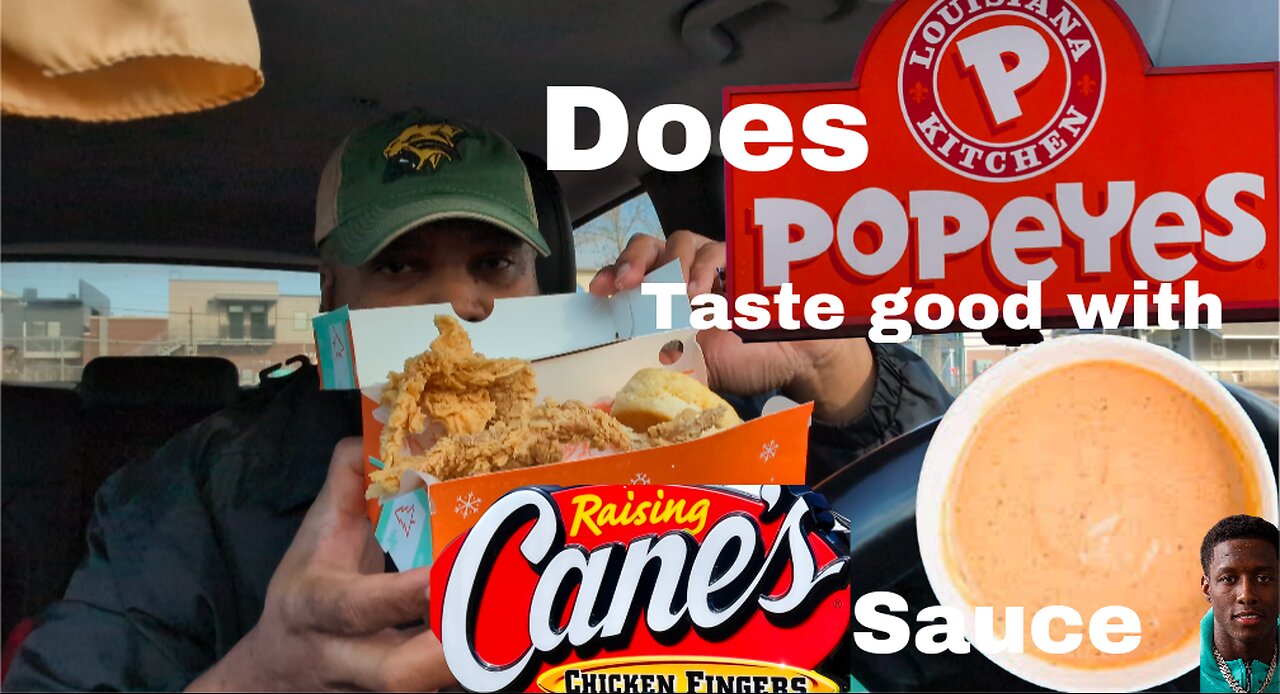 Does Canes sauce taste good with Popeyes?