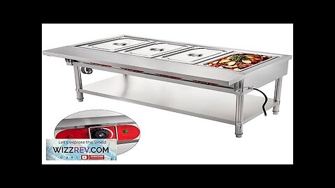 VEVOR Steam Table Food Warmer 4 Pot Steam Table Food Warmer 18 Review