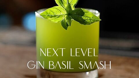 COCKTAIL NEXT LEVEL GIN BASIL SMASH