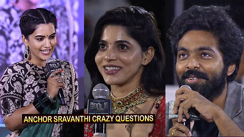 Anchor Sravanthi Crazy Questions with Dhivyabharathi & GV Prakash Kumar Kingston Pre-Release Event