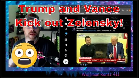 Trump, Vance show that America isn't going to mess around anymore, Zelensky end the war!