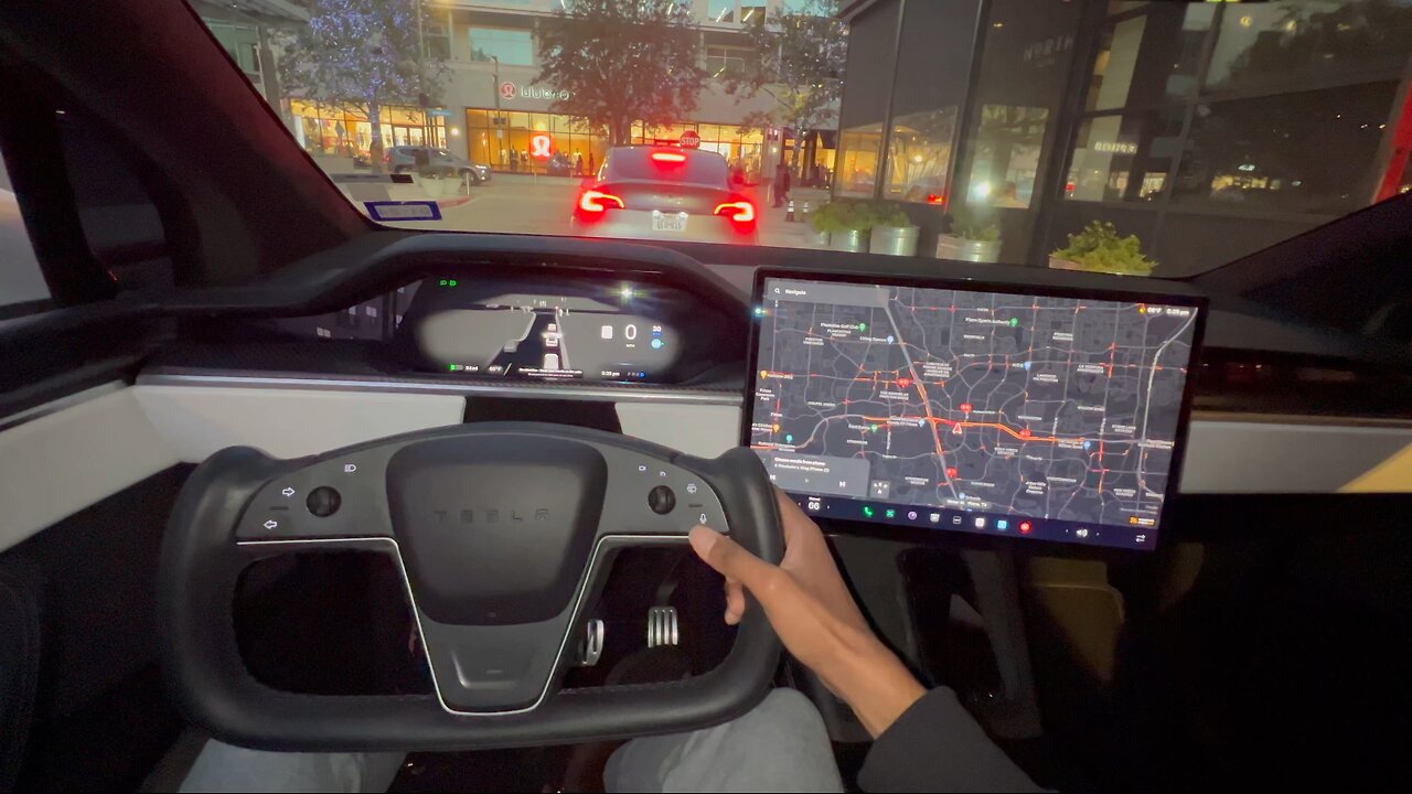 ASKING TESLA FSD DRIVE ME TO MCDONALDS POV