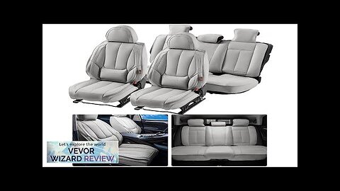 VEVOR Seat Covers Universal Car Seat Covers Full Set Seats Front Review