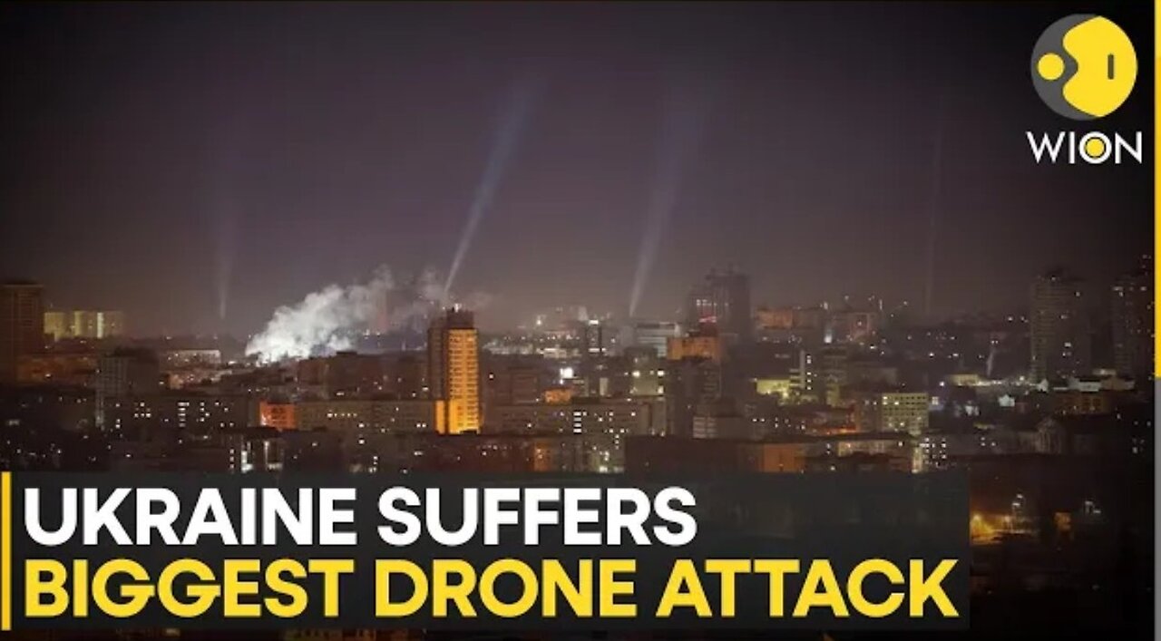 Russia-Ukraine War: Ukraine Suffers Biggest Russian Drone Attack | World News | WION
