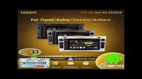 Hizpo Car Radio Multimedia Android 13 For Opel Astra H J 2004 Review