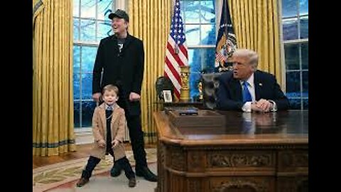 Elon Musk & President Trump in Oval Office taking questions on DOGE-Waste, Fraud & Abuse 11 Feb 2025