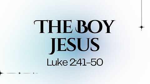 The Boy Jesus