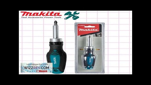 Makita D-58833 Ratchet Screwdriver 1/4" 25mm PH2 Positive Negative Magnetic Poles Screw Review