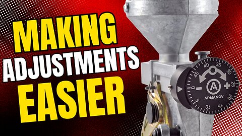 Armanov Clickable Powder Thrower Adjustment Knob for the Dillon Powder Measurer