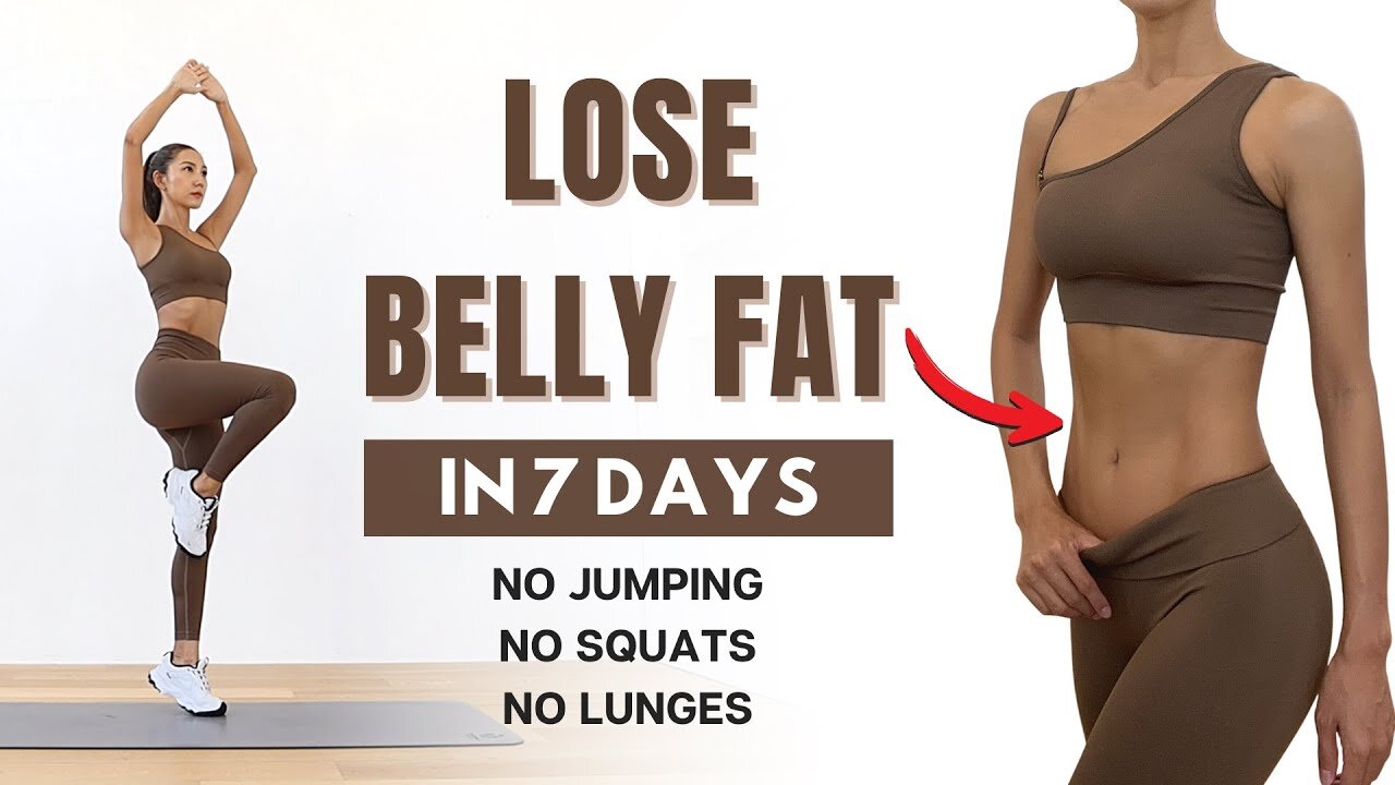 LOSE BELLY FAT in 7 Days🔥30 MIN Standing Abs Workout - No Squat, No Lunge, No Jumping