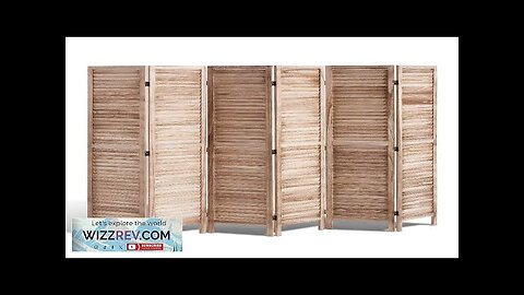 VEVOR Wood Room Divider 6 Panel Wood Folding Privacy Screen 66.9 Inches Review