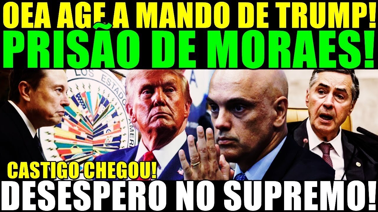 B0MBA! MORAE$ RECEBE ALERTA DE PRISÃO DO PT, DIRETO DE TRUMP! ACABOU!!