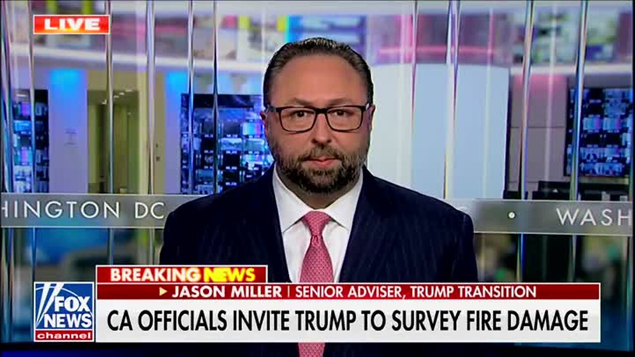 Jason Miller: ‘I Feel Much Better Knowing That President Trump’ Will Step in to Help Amid Calif. Wildfires