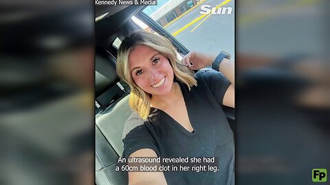 Mother (22) has 60 cm (24”) blood clot in leg. Doctors scapegoat contraceptive pill | Hanah Thornton