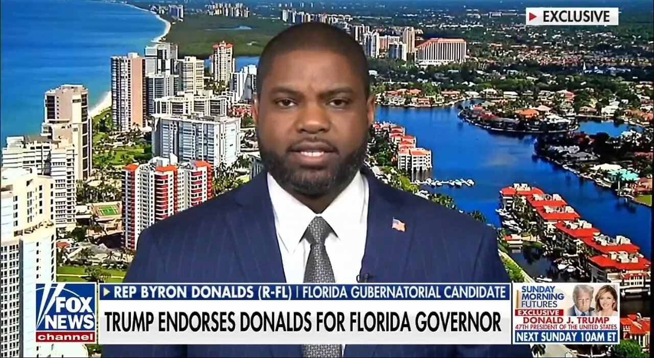 Rep Byron Donalds On What He'll Do If Elected Florida Governor