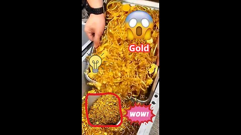 Can I buy a house with this gold.#goldprocessing #goldfactory😍