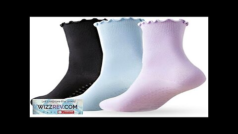 3 Packs Pilates Socks with GripsYoga Socks Barre Socks Non Slip Socks Review