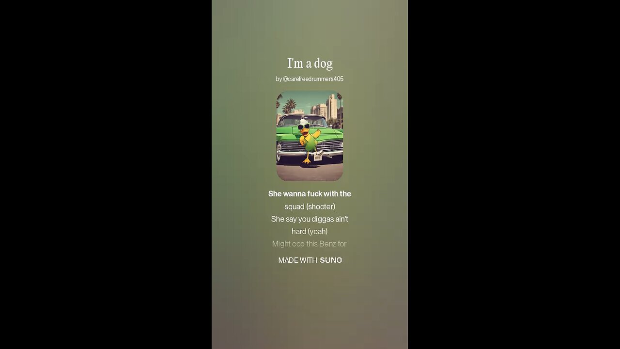 I'm a dog (cover) Daffy duck gangster beat