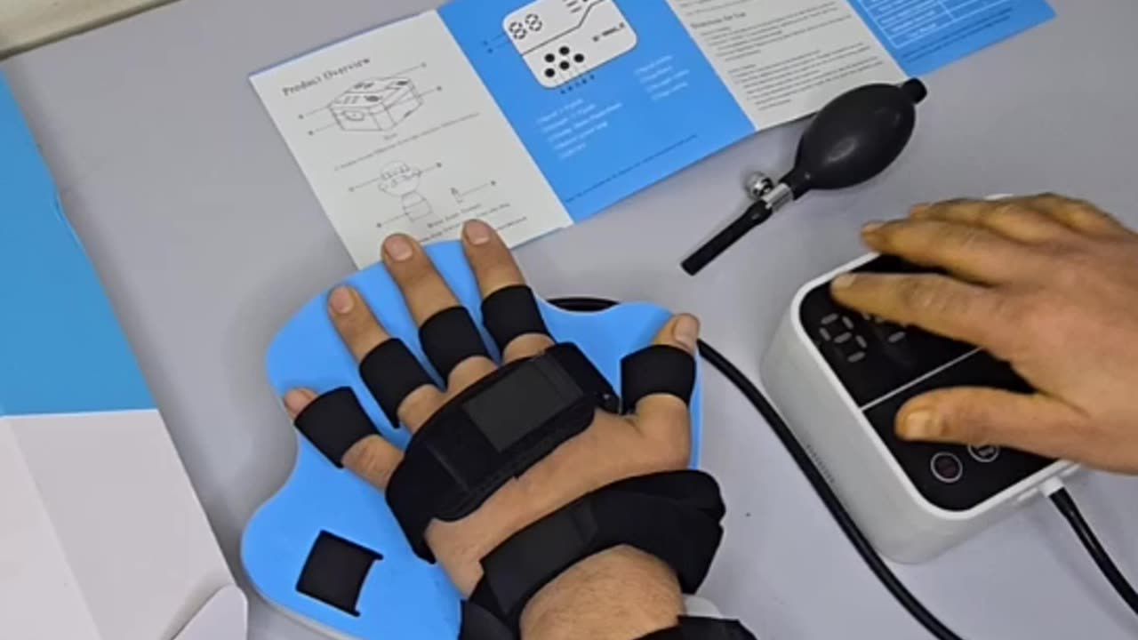 Wrist Joint Trainer CPM Device Digital for Dorsiflexion and Palmar Flexion