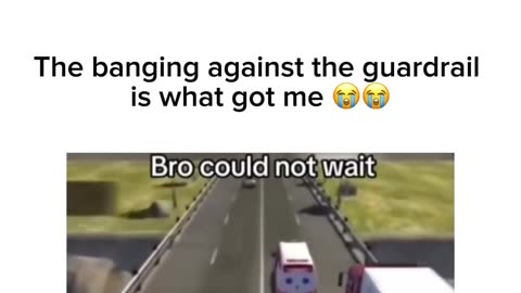 Bro was just in a hurry