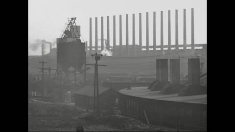 Library Stock Shot #670 (Original 1900s Black & White Film)