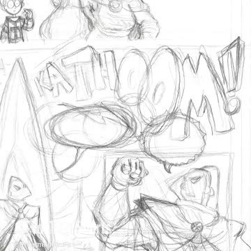 Pencil Art for Book 2, Page 11 in 1 minute