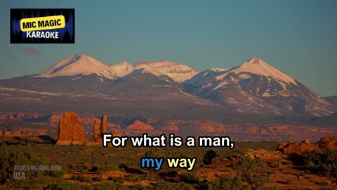 MY WAY - FRANK SINATRA - BEST HD KARAOKE