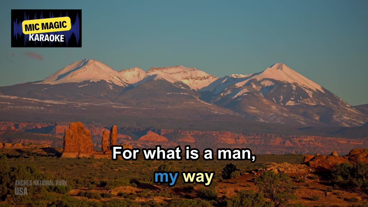 MY WAY - FRANK SINATRA - BEST HD KARAOKE