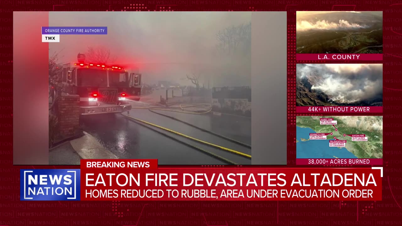 'A wasteland': Eaton Fire burns homes to rubble | NewsNation Prime