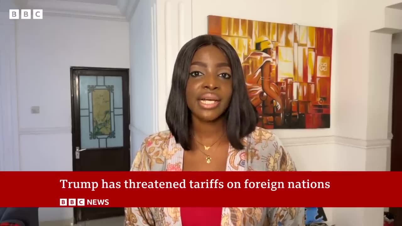 What tariffs has Trump threatened foreign nations with? | BBC News