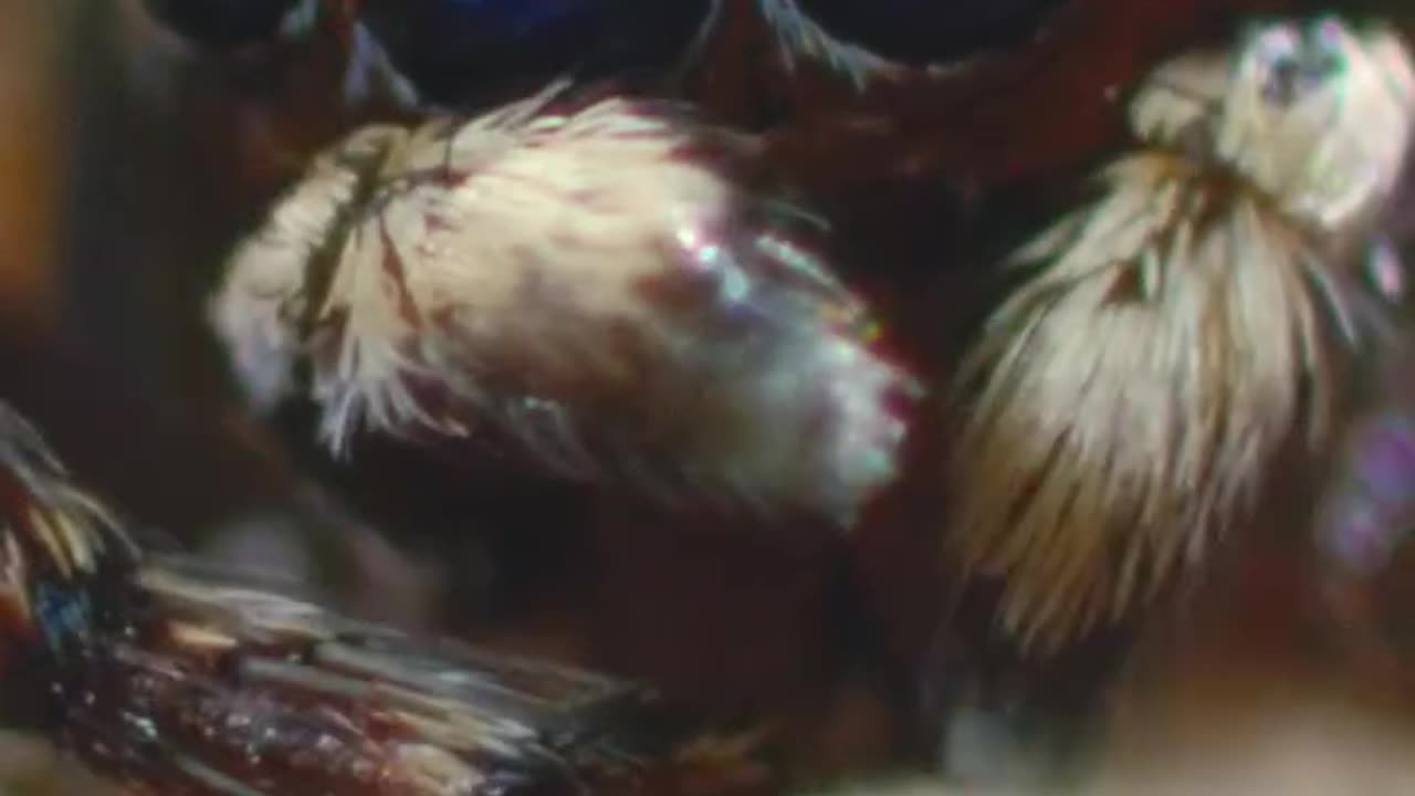 Quite the dance moves -Peacock spider dances and romances