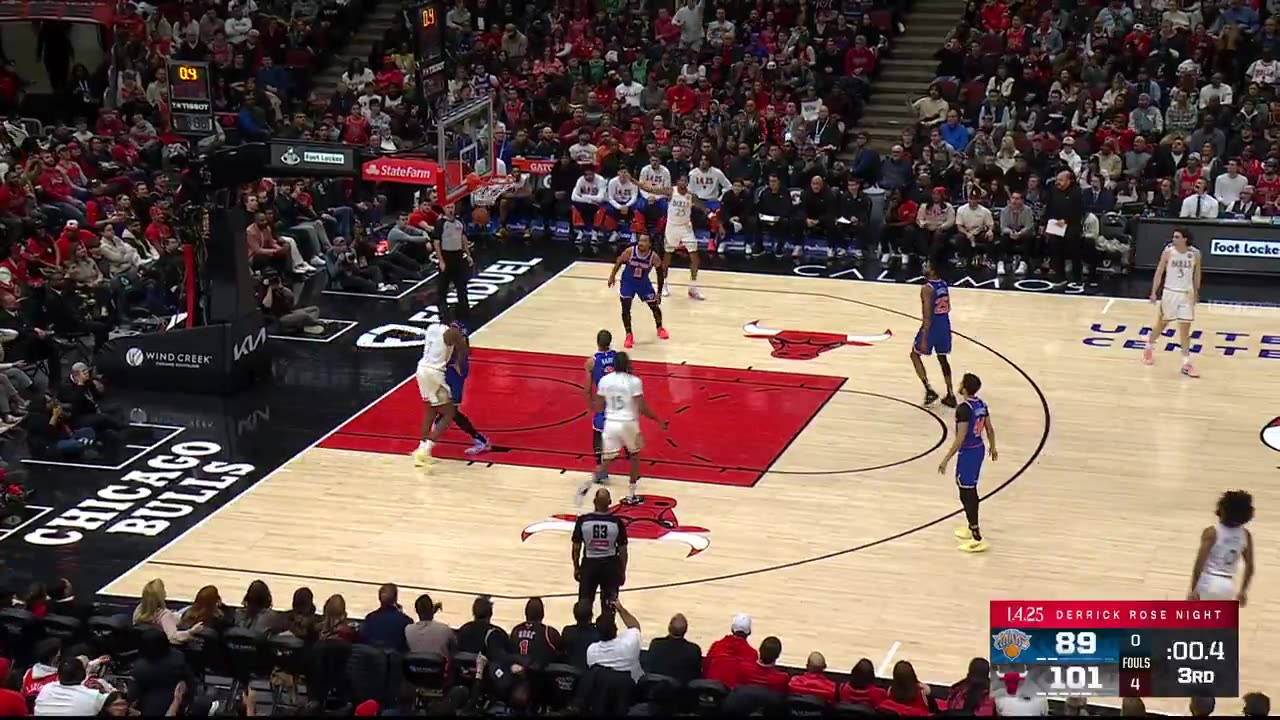 Coby White Ignites the 3rd! Bulls Unleash 41-Point Quarter vs. Knicks