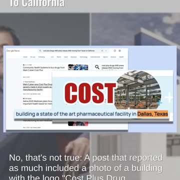 Fact Check: NO Evidence Mark Cuban Moved Company From Texas To California