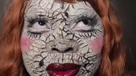 the cracked doll makeup trend has upset a lot of people