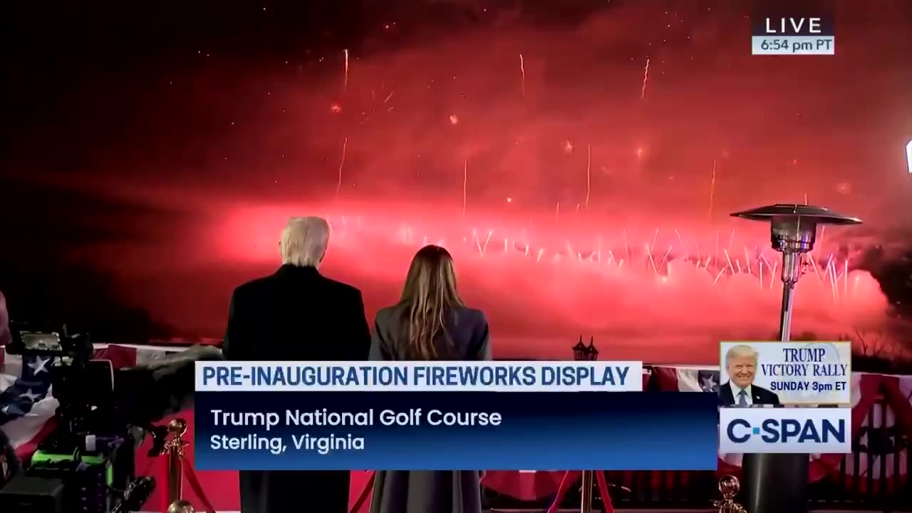 Trump Sends Message With Music Choice During Pre-Inauguration Fireworks (VIDEO)