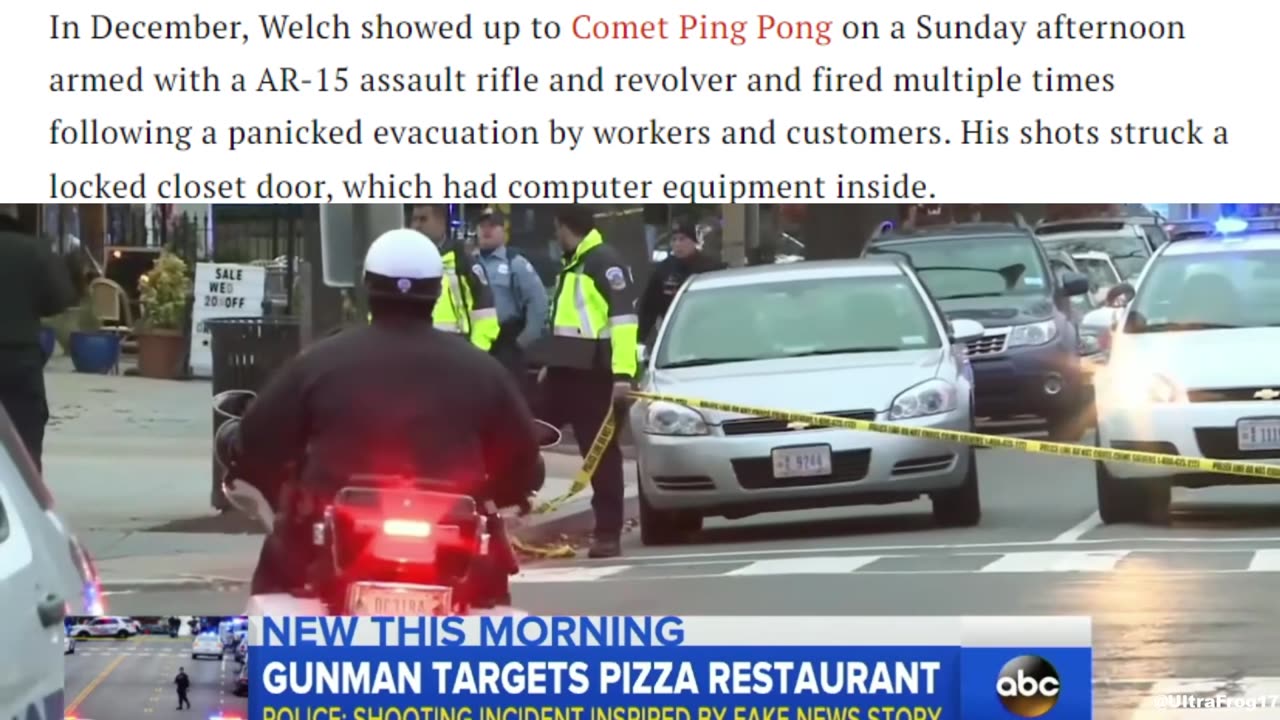 Pizzagate Gunman fired shots: Destroyed the evidence. What are the chances?