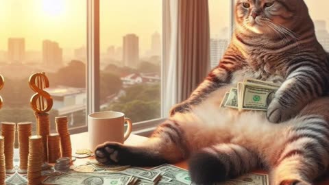 AI Cat Caught in a Robbery #MQAICatStories, #CuteCatStories, #AIStoryCats, #CatAdventures,