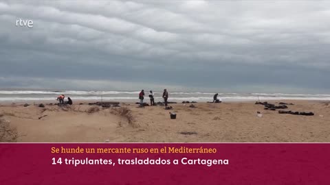 RUSIA: Trasladan a CARTAGENA 14 TRIPULANTES de un MERCANTE naufragado en el MEDITERRÁNEO | RTVE