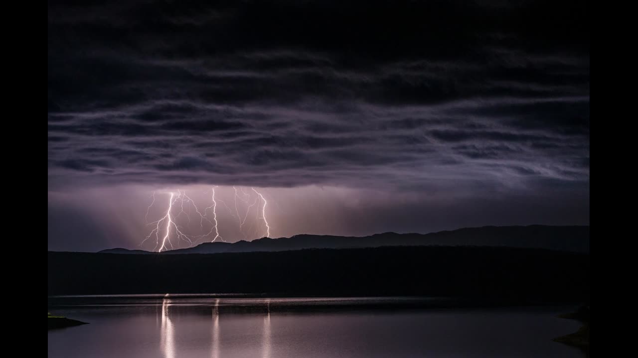 Calming Thunderstorm | 8 Hours of Rain and Wind for Sleep, Relaxation, and Meditation