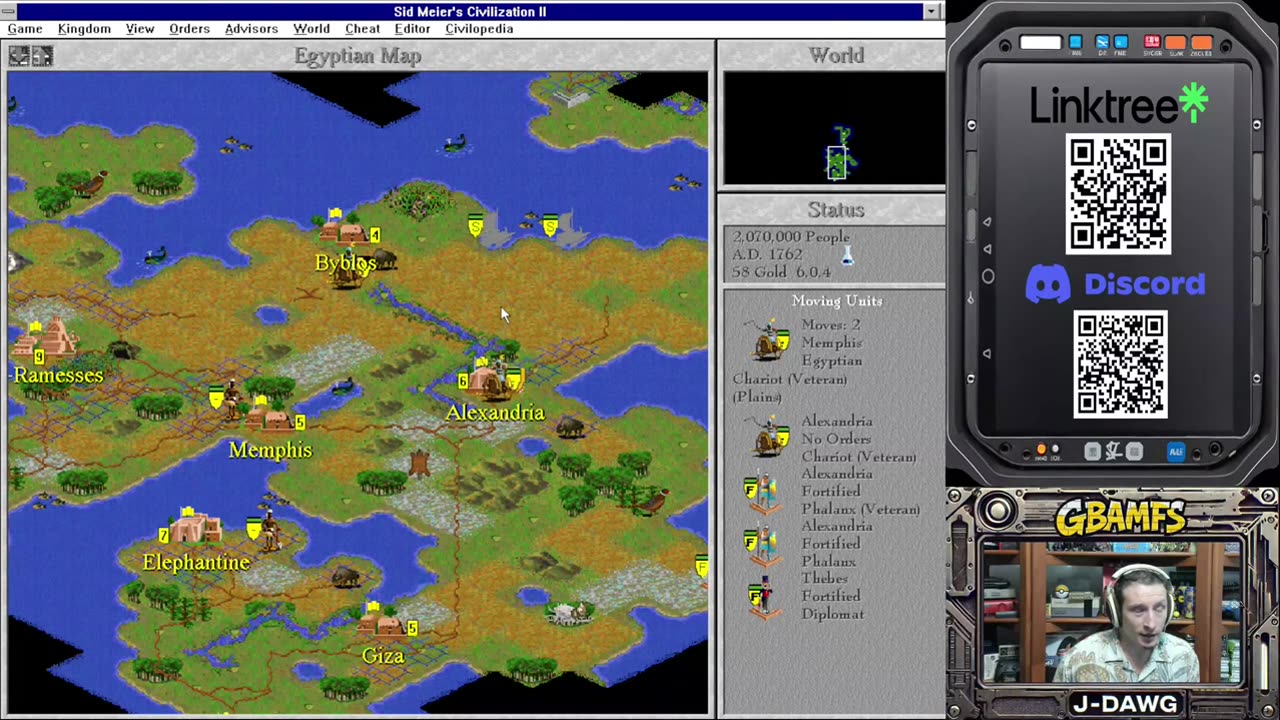 Just Play - CIV II - Presented by GBAMFS - Part 2