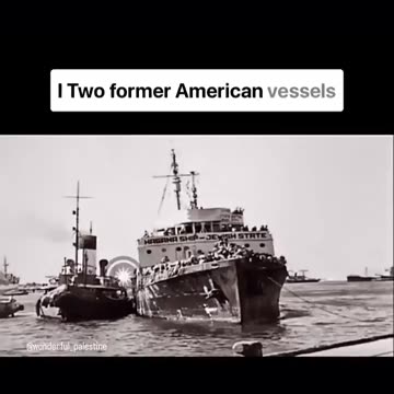 JEWS ARRIVING IN PALESTINE 1947