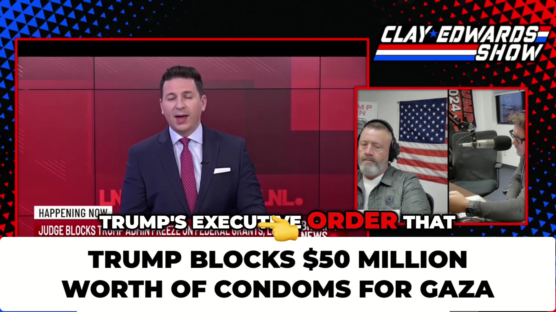 Trumps Funding Freeze BLOCKED as Trump BLOCKS $50 Million Heading To GAZA For Condoms (True Story)