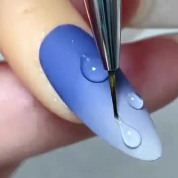 Marbled vibes Nail Art