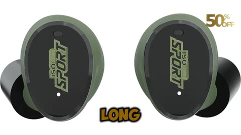 ISOtunes Sport CALIBER BT Tactical Earbuds with True Wireless Bluetooth