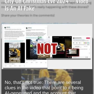Fact Check: Video Does NOT Document Drone Crash In New York City On Christmas Eve 2024
